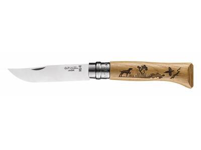 Zavírací nůž OPINEL VRI N°08 Inox Animalia, 8,5 cm, motiv ohař