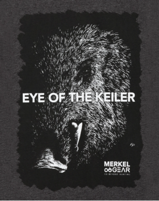 Triko Merkel Gear Keiler s obrázkem divočáka šedé - 3